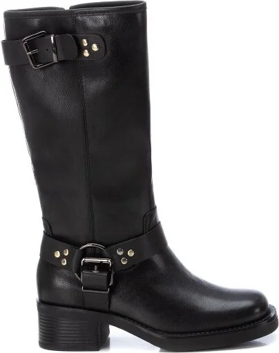 Xti Women's Biker Boots 142997, Black,