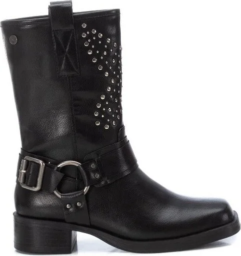 Xti Women's Biker Boots 142999, Black,