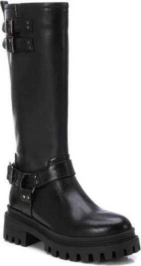 Xti Women's Biker Boots 143005, Black, - Image 2