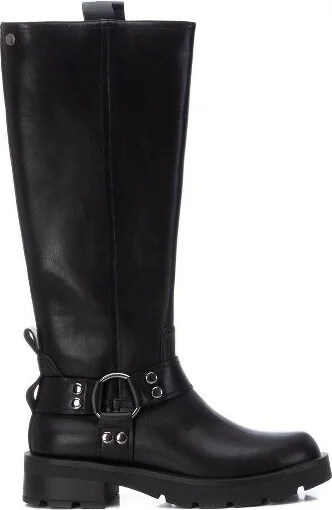 Xti Women's Biker Boots 143442, Black,