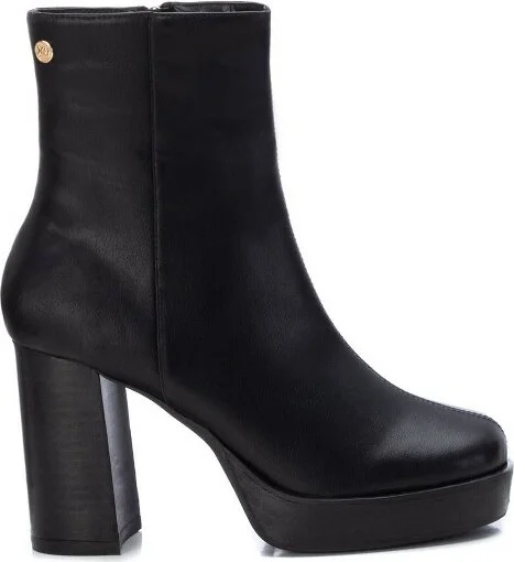 XTI Women's Block Heel Booties 142152 - Black, - Image 2