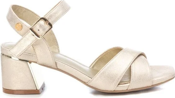 Xti Women's Block Heel Sandals 141443 - Gold,