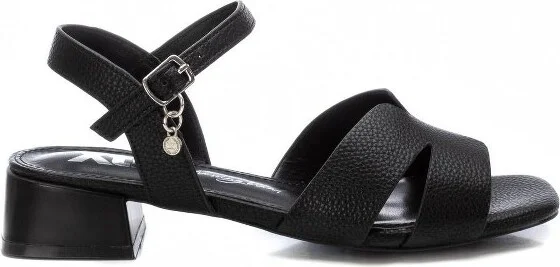 XTI Women's Block Heel Sandals 144126 Black