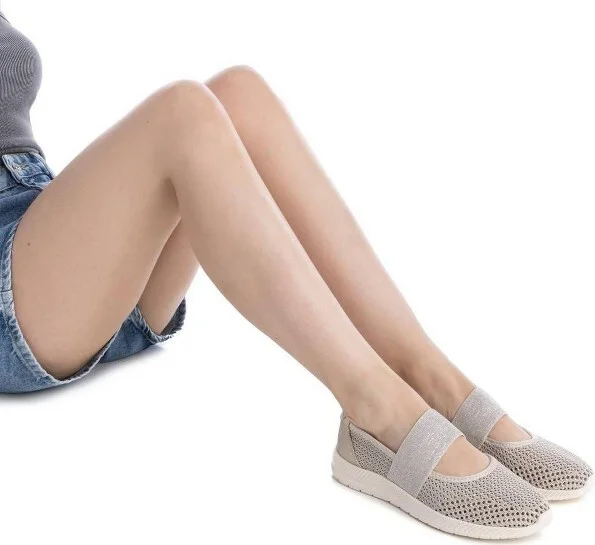 Xti Women's Braided Ballerinas 144025 Light pink - Image 3