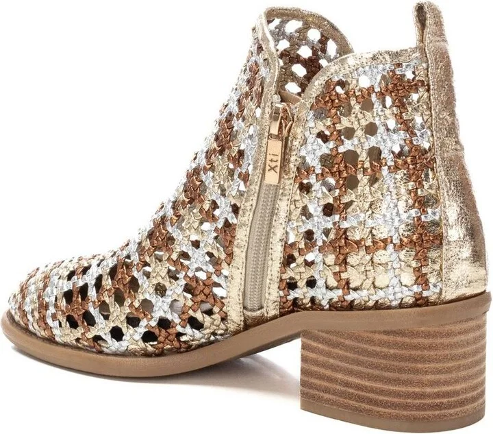 Xti Women's Braided Booties with Side Zipper - Image 8
