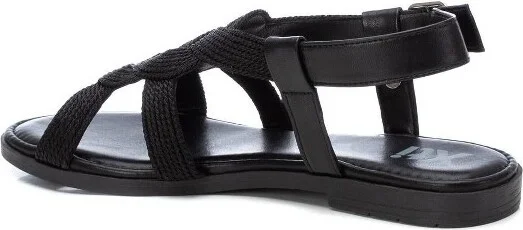 Xti Women's Braided Flat Sandals 141447 - Black, - Image 2