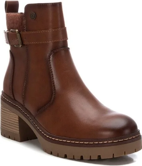 Xti Women's Casual Booties 143371, Camel, - Image 2
