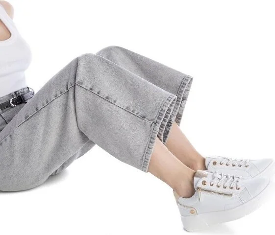 Xti Women's Casual Comfort Sneakers 143629 White - Image 2