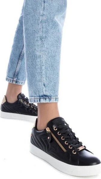 Xti Women's Casual Fashion Sneakers 141579 Black - Image 2