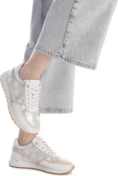 Xti Women's Casual Fashion Sneakers 143733 Gold - Image 3