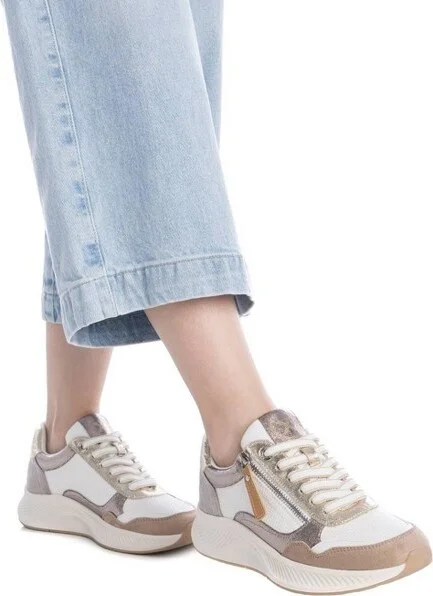 Xti Women's Casual Fashion Sneakers 143928 Beige - Image 2