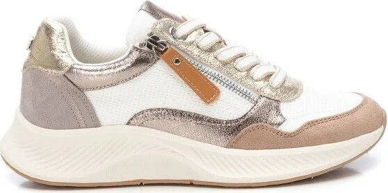 Xti Women's Casual Fashion Sneakers 143928 Beige