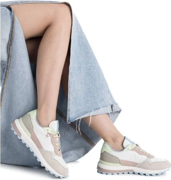 Xti Women's Casual Multicolor Sneakers 143663 Aqua - Image 4