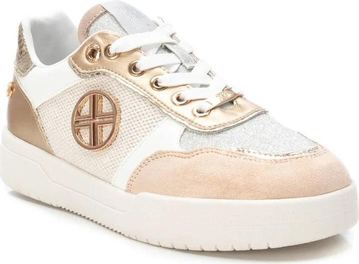 Xti Women's Casual Sneakers Gold - Image 2
