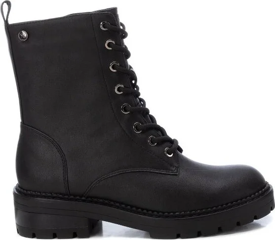 Xti Women's Combat Booties 143090, Black,