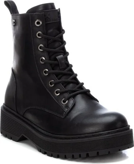 Xti Women's Combat Booties 143094, Black, - Image 2