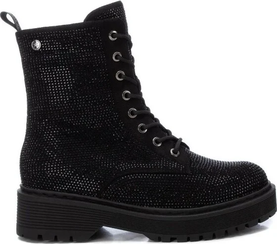 Xti Women's Combat Booties 143095, Black,