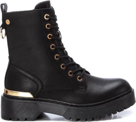 Xti Women's Combat Boots 141807 Black