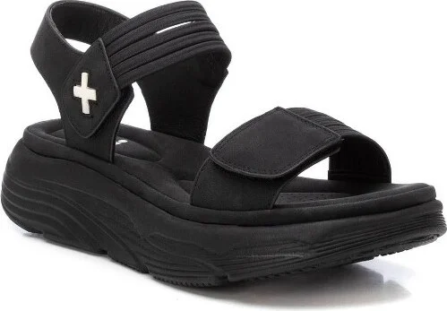 XTI Women's Comfort Sandals 14398 Black - Image 2