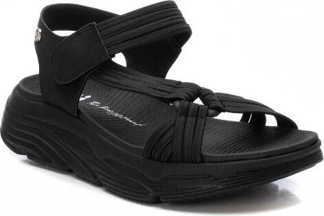 XTI Women's Comfort Sandals 144101 Black - Image 2