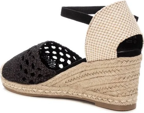 XTI Women's Espadrilles Sandals , Black, - Image 2