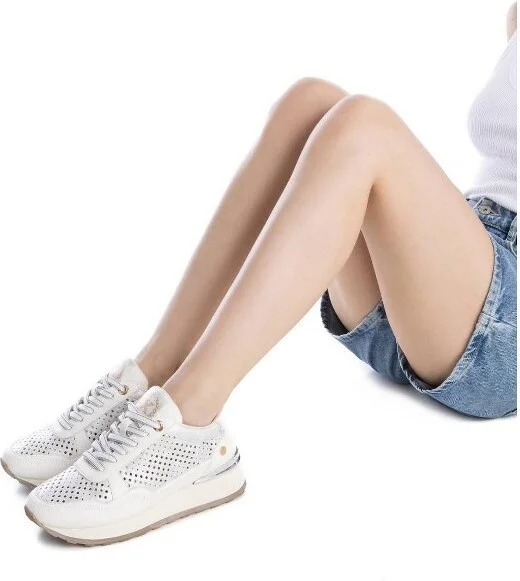 Xti Women's Fashion Sneakers 143779 Gold - Image 3