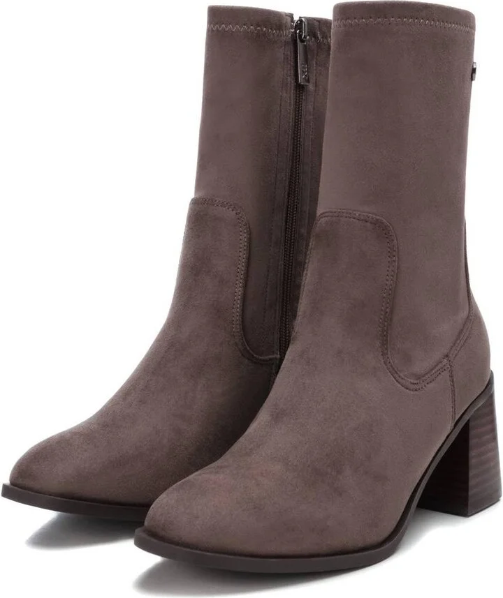 Xti Women's Fashion Sock Boots with side Zipper - Image 4