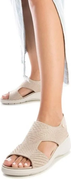 XTI Women's Flat Sandals 142737 Black - Image 4