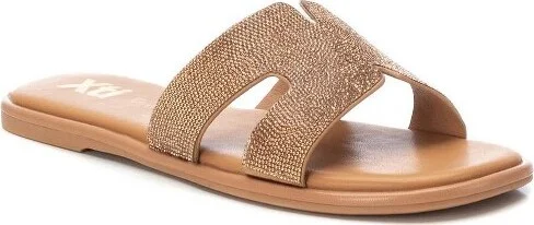 XTI Women's Flat Sandals 142811-Black, - Image 3