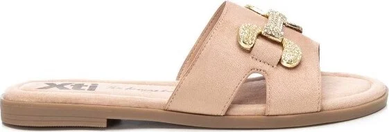 Xti Women's Flat Sandals 142938 BEIGE
