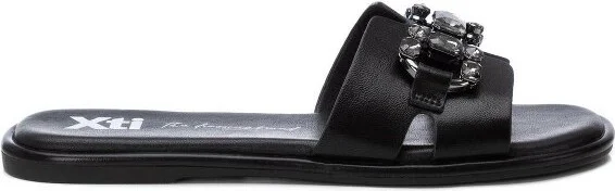 Xti Women's Flat Sandals 14379 BLACK