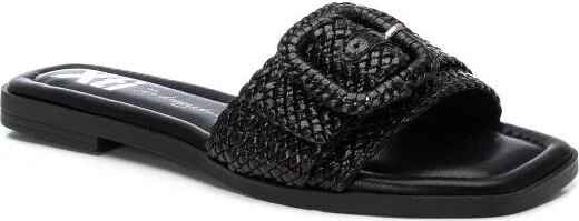 XTI Women's Flat Sandals 143861 Black - Image 2