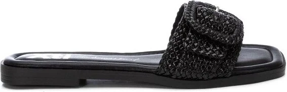 XTI Women's Flat Sandals 143861 Black