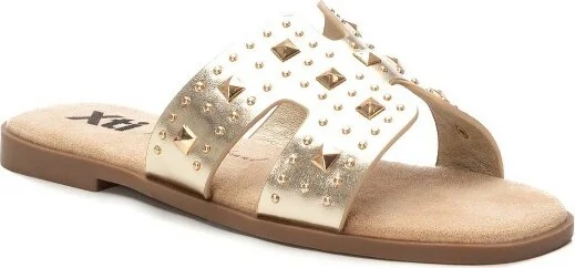 XTI Women's Flat Sandals 144016 Gold - Image 2