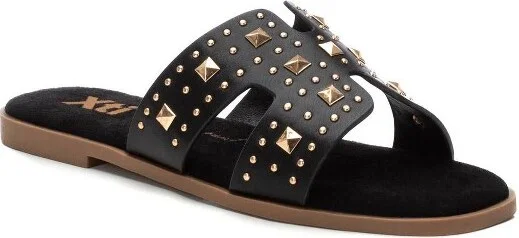 XTI Women's Flat Sandals 144016 Gold - Image 3