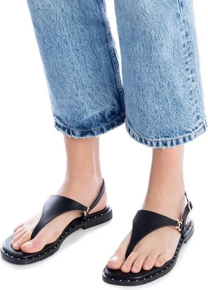 Xti Women's Flat Sandals 45269 - Black, - Image 2