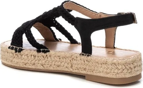 XTI Women's Flat Sandals , Black, - Image 2