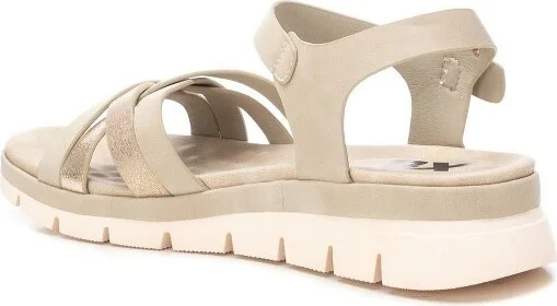 XTI Women's Flat Sandals , Gold, - Image 2