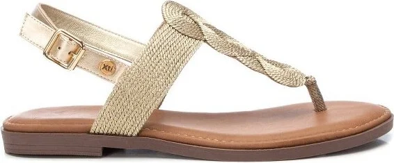 Xti Women's Flat Sandals -Gold,