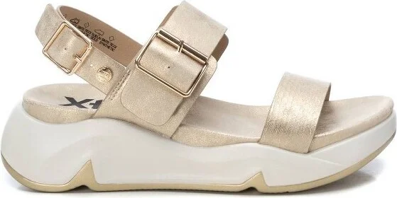 XTI Women's Flat Sandals , Gold,