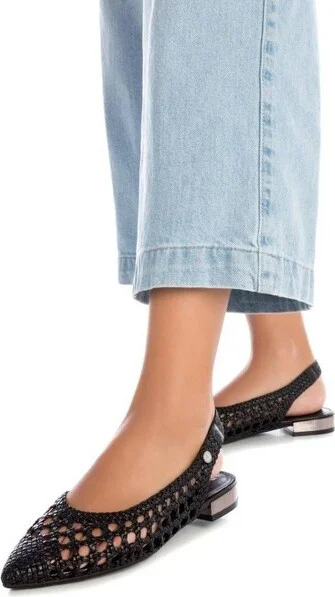 Xti Women's Flats Ballerina Style ,Black, - Image 2