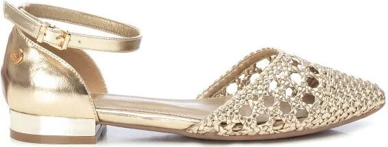 Xti Women's Flats Ballerina Style ,Gold,