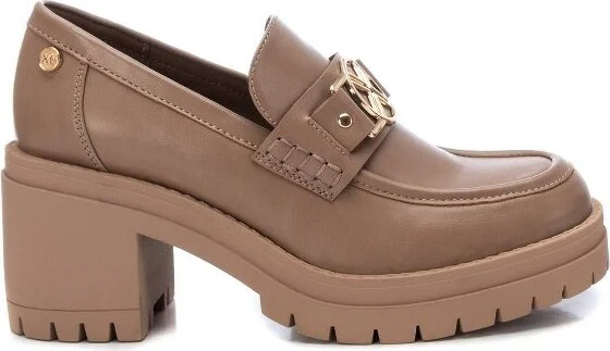 XTI Women's Heeled Moccasins 142057 - Light brown, - Image 2