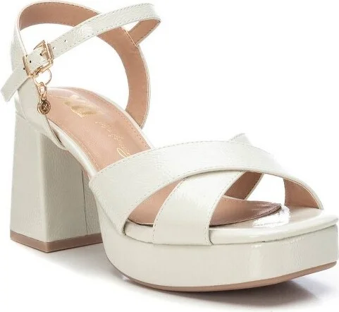 XTI Women's Heeled Platform Sandals 142356-Black, - Image 3