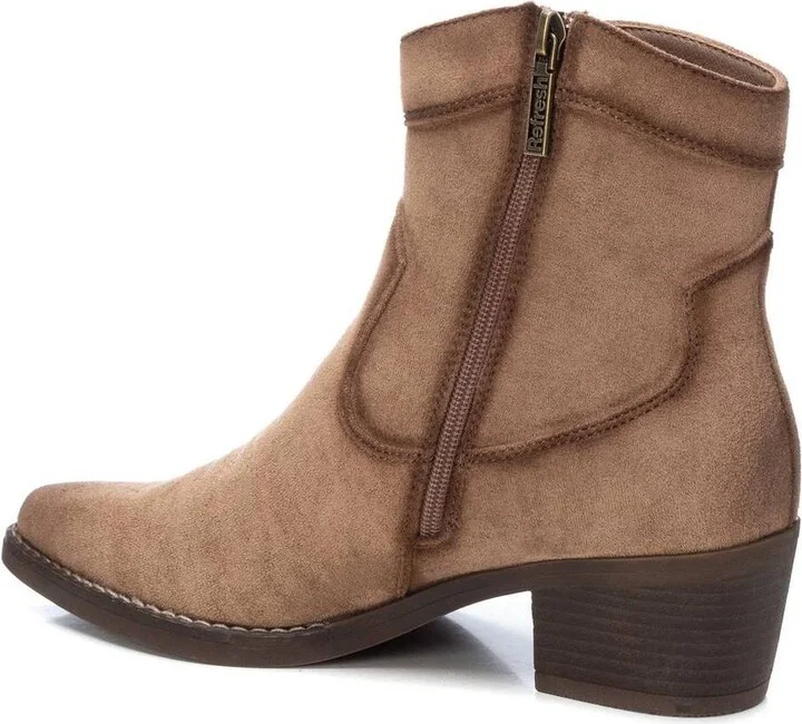 Xti Women's Italian Western Suede Booties By - Image 2
