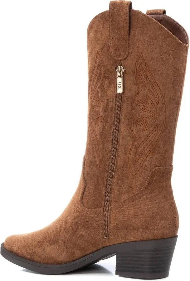Xti Women's Italian Western Suede Booties By - Image 8