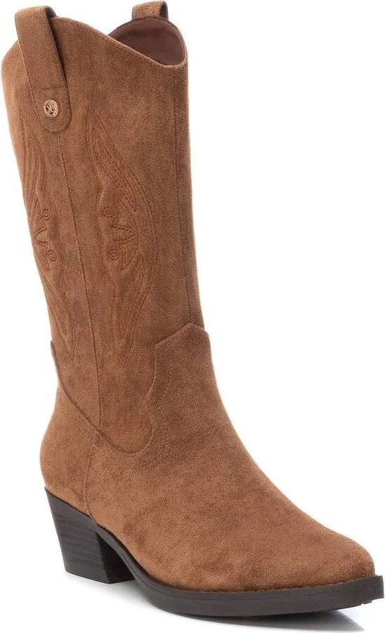 Xti Women's Italian Western Suede Booties By - Image 9