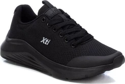 Xti Women's Lace-Up Sneakers 141809 - Black,