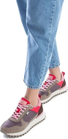 Xti Women's Lace-up Sneakers 142120 - Purple, - Image 2