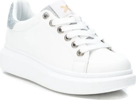 Xti Women's Lace-Up Sneakers 14216 White - Image 2
